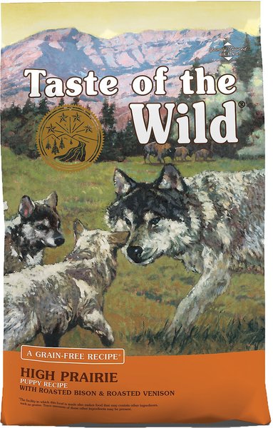 Taste of the Wild Grain-Free Puppy Food High Prairie or Pacific Stream Formulas