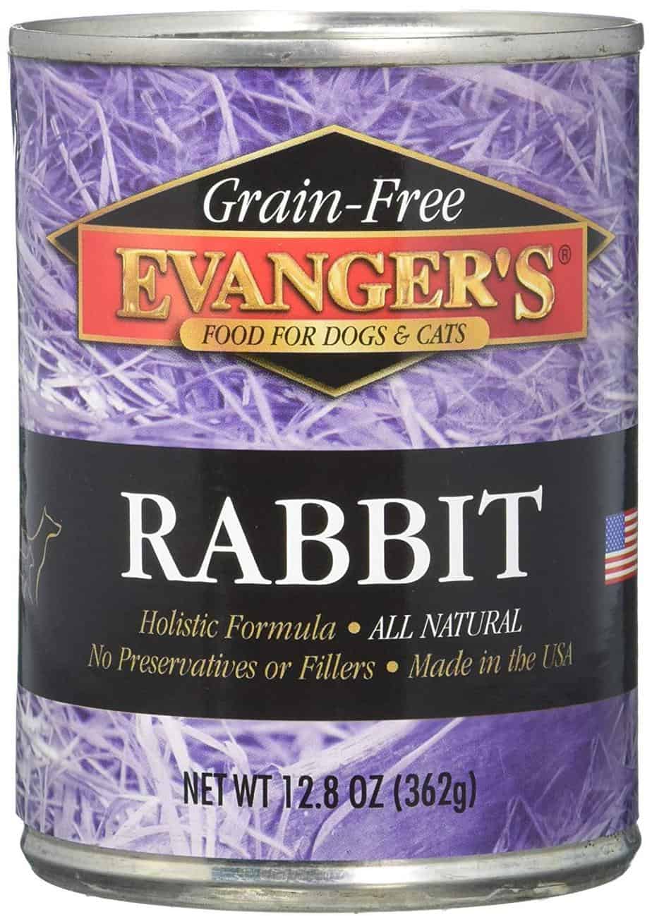 Evanger's GrainFree Rabbit Wet Dog Food Review Scout Knows