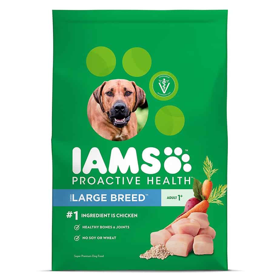 View of IAMS Proactive Health Large Breed Dry Dog Food Review | Scout Knows