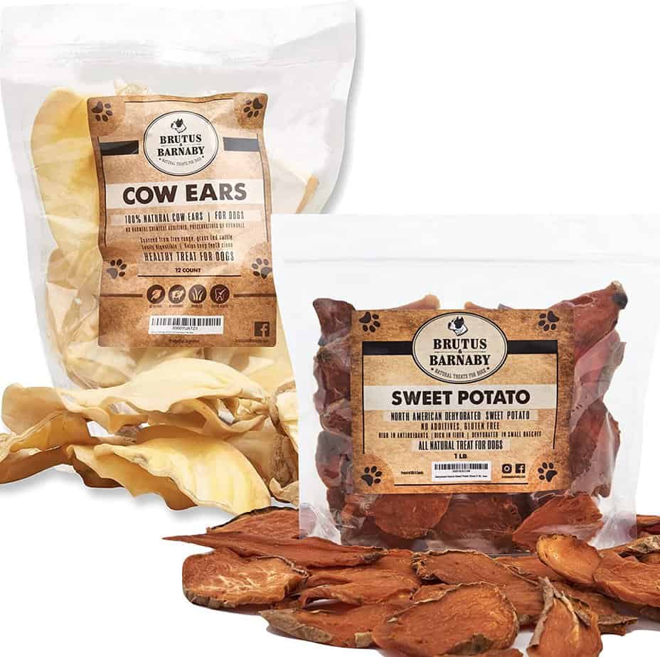 Brutus & Barnaby Cow Ears and Sweet Potato Treats