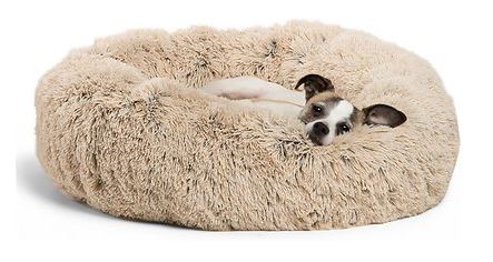 Best Friends by Sheri The Original Calming Donut Cat and Dog Bed in Shag Fur | Chewy