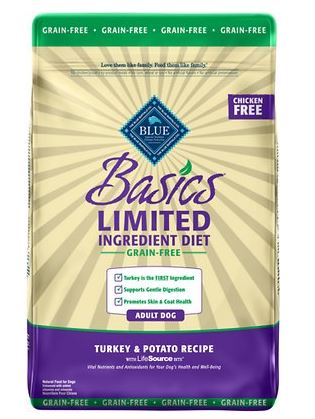 Blue Buffalo Basics Limited Ingredient Grain-Free Formula Adult Dry Dog Food | Chewy