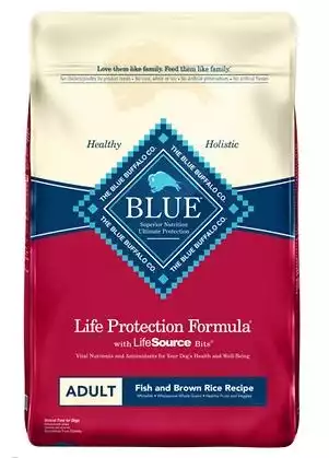 Blue Buffalo Life Protection Formula Adult Fish & Brown Rice Recipe Dry Dog Food | Chewy