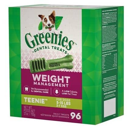 Greenies Weight Management Teenie Dental Dog Treats | Chewy