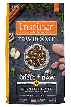 Instinct Raw Boost Grain-Free Recipe with Real Chicken & Freeze-Dried Raw Pieces Dry Dog Food | Chewy