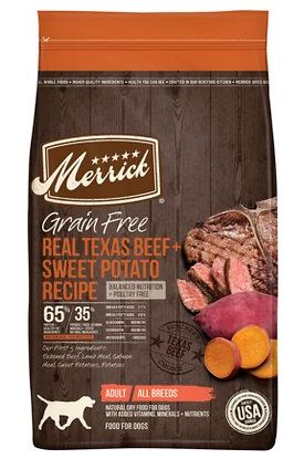 Merrick Grain Free with Real Meat + Sweet Potato Dry Dog Food | Chewy