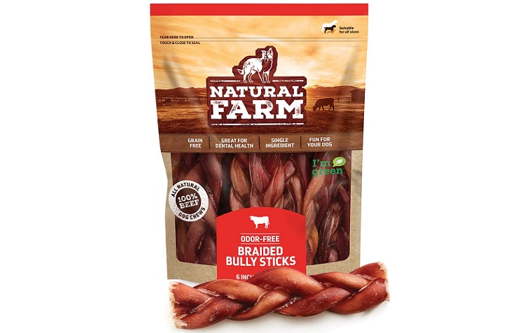 Natural Farm Braided Bully Sticks