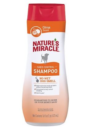 Nature's Miracle Natural Shed Control Dog Shampoo & Conditioner | Chewy