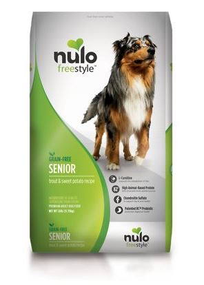 Nulo Freestyle Senior Grain-Free Trout & Sweet Potato Recipe Dry Dog Food | Chewy