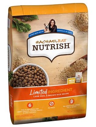 Rachael Ray Nutrish Just 6 Natural Lamb Meal & Brown Rice Limited Ingredient Recipe Dry Dog Food | Chewy