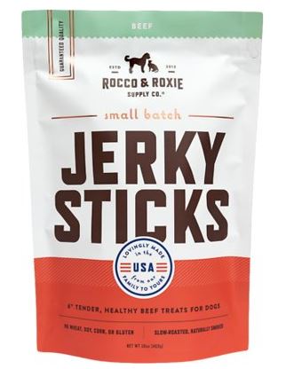 Rocco & Roxie Supply Co. Gourmet Beef Jerky Dog Sticks | Chewy