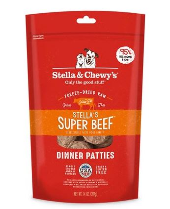 Stella & Chewy's Stella's Super Beef Dinner Patties Freeze-Dried Raw Dog Food | Chewy