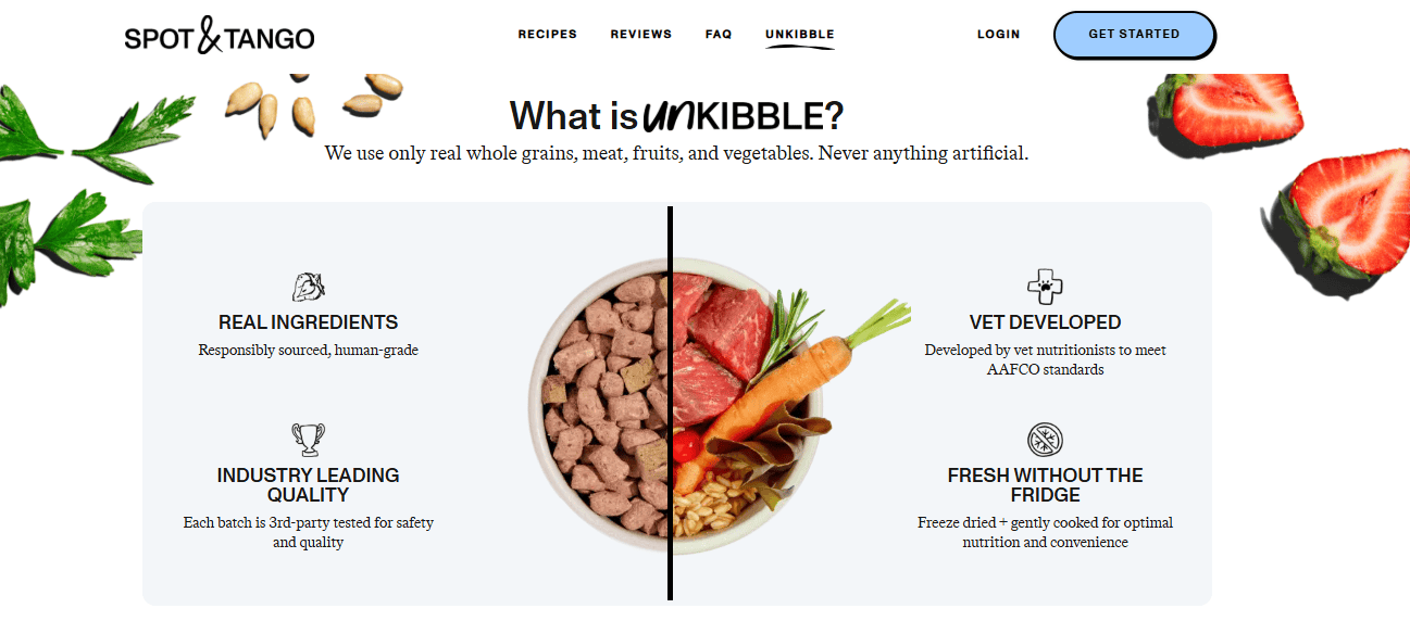 Unkibble Dog Food