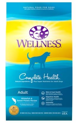 Wellness Complete Health Adult Whitefish & Sweet Potato Recipe Dry Dog Food | Chewy