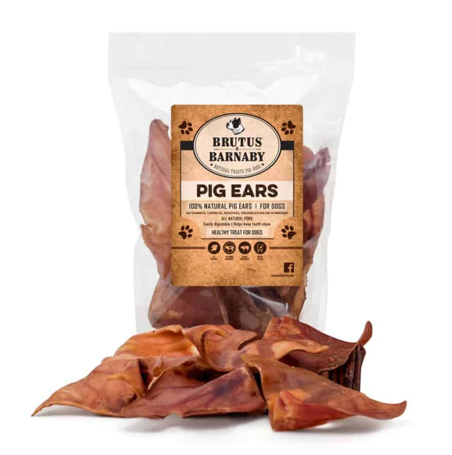 Brutus & Barnaby Pig Ears For Dogs