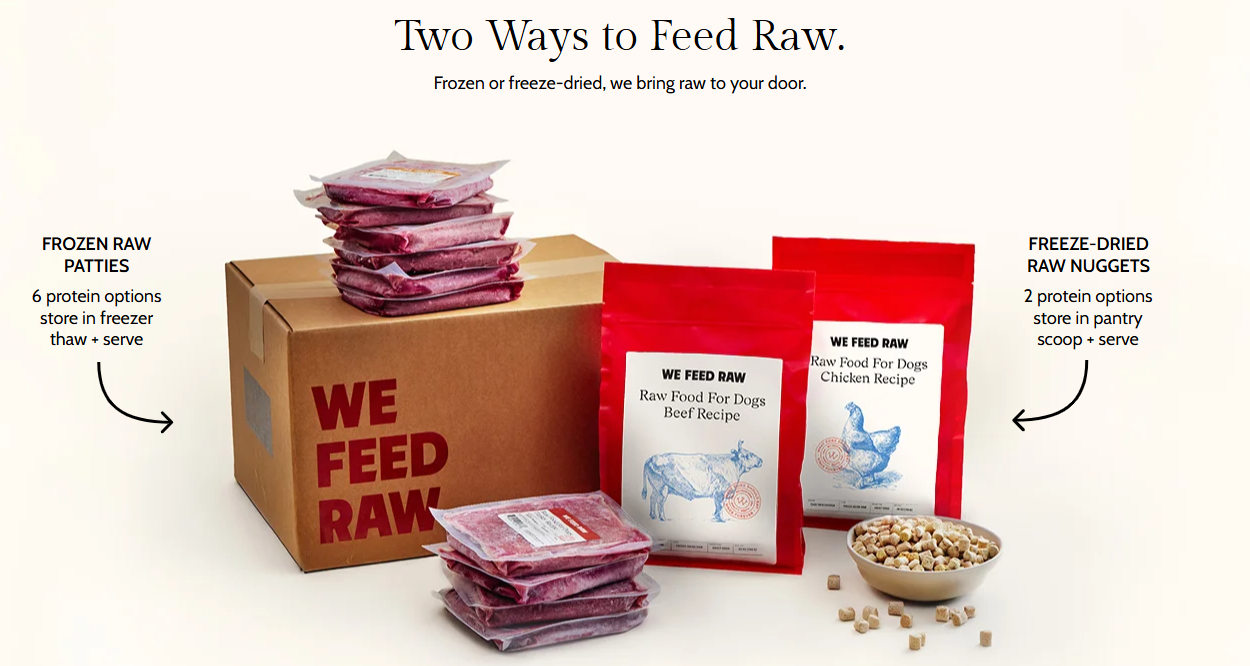 we feed raw