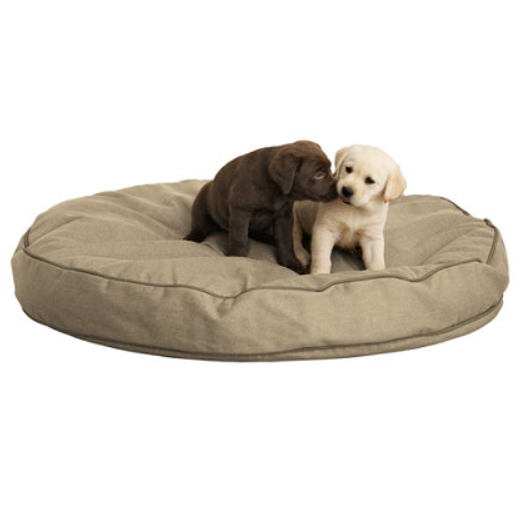 LL Bean premium denim dog-bed set round